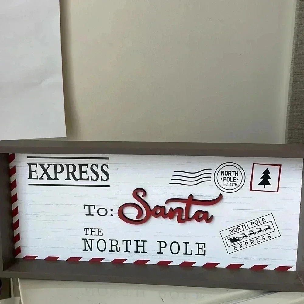 Double sided wooden sign - Picture 2 of 2
